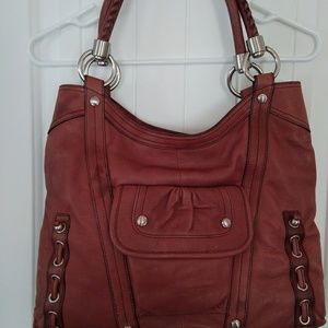 B Makowsky leather shoulder bad
